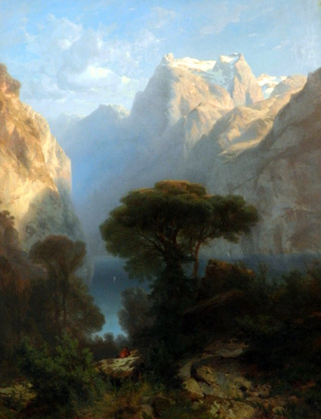 Lake Lucerne by Alexandre Calame