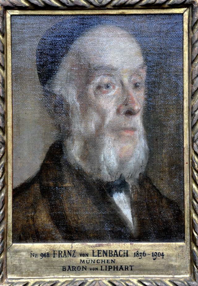 Baron Carl Eduard von Liphart by Franz von Lenbach