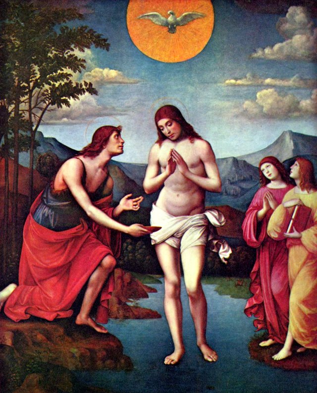Baptism of Christ by Francesco Francia