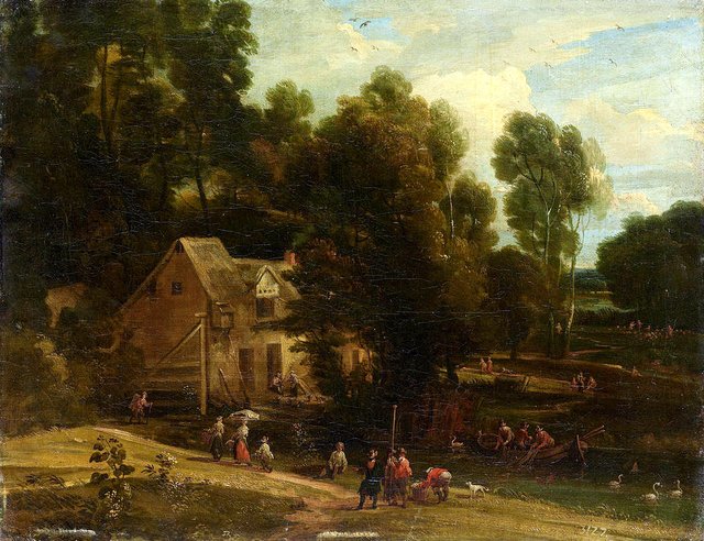 Canal in a forest by Lucas Achtschellinck