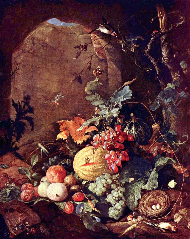Still Life with Bird's Nest by Jan Davidsz. de Heem