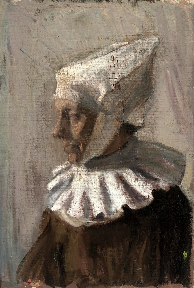 Naine valge tanuga, Nikolai Triik, TKM TR by Nikolai Triik
