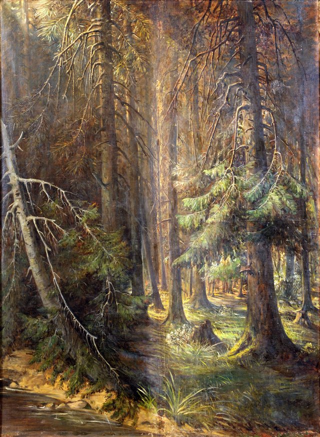 Forest by Julie Wilhelmine Hagen-Schwarz