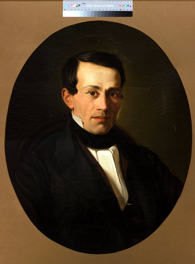Akadeemik J. K. Groti portree, Johann Köler, TKM TR by Johann Köler