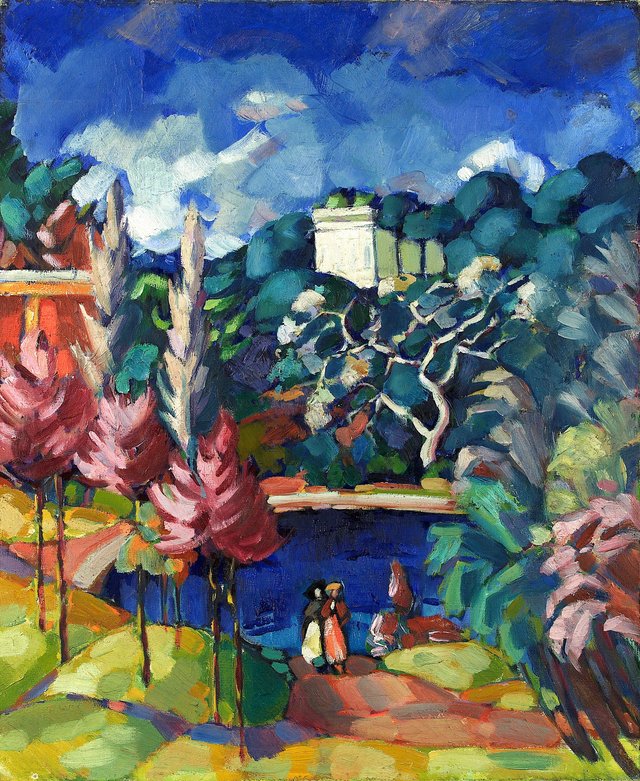 Itaalia maastik, Konrad Mägi, TKM TR by Konrad Mägi