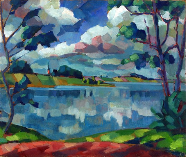 Äksi kirik, Konrad Mägi, TKM TR 197 M 76 by Konrad Mägi