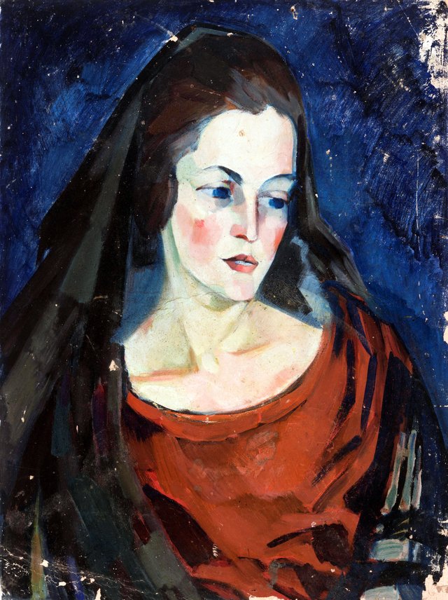 Naise portree, Konrad Mägi, TKM TR by Konrad Mägi