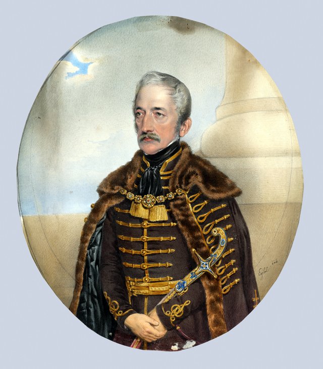 Portrait of a Nobleman with a Sword by Franz Eybl