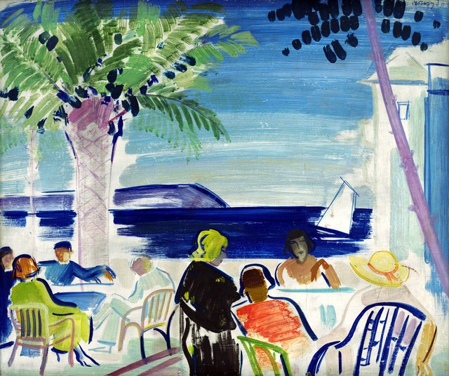 French Riviera by János Vaszary