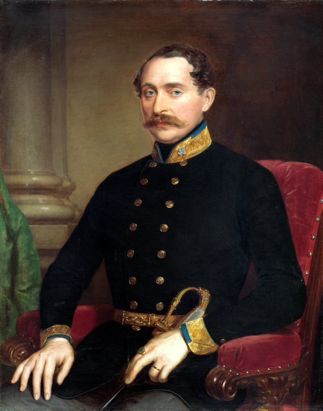 Portrait of an Officer by Miklós Barabás