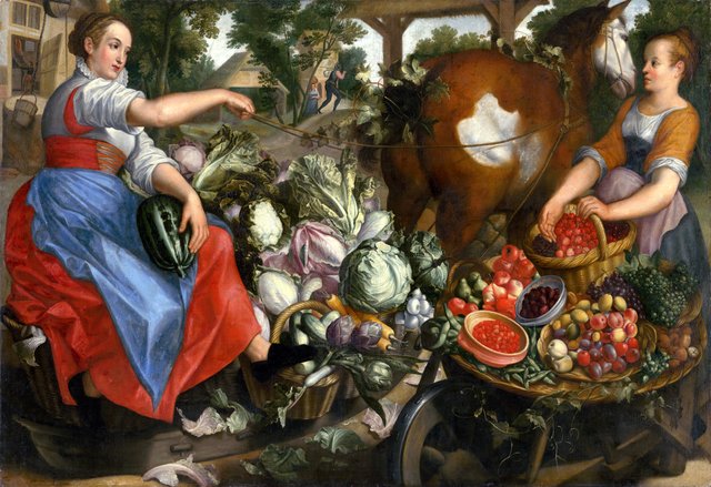 Women with Vegetables by Joachim Beuckelaer