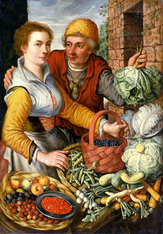 Vegetable Seller by Joachim Beuckelaer