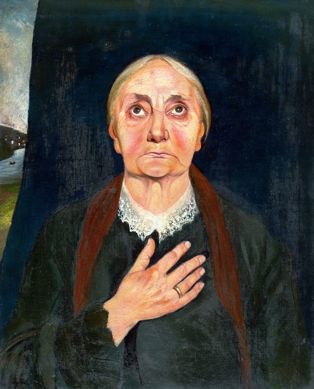 Praying Old Lady by Tivadar Csontváry Kosztka