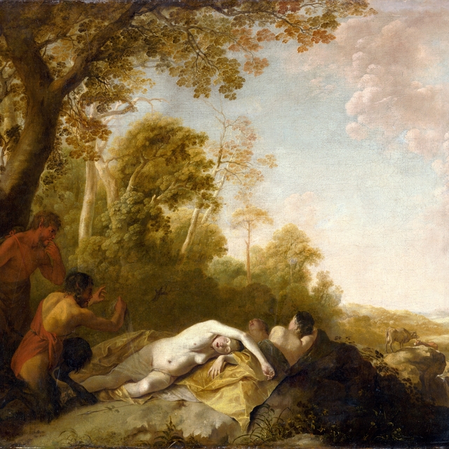 Sleeping Nymphs by Dirck van der Lisse