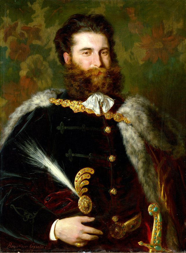 Portrait of Albert Ujházy by Gyula Benczúr