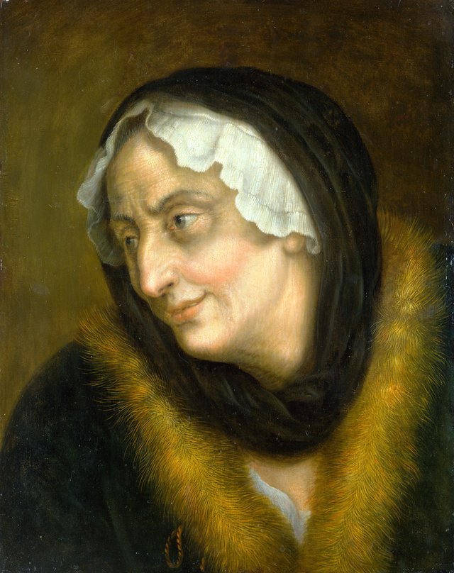 Old Woman's Head by Balthasar Denner