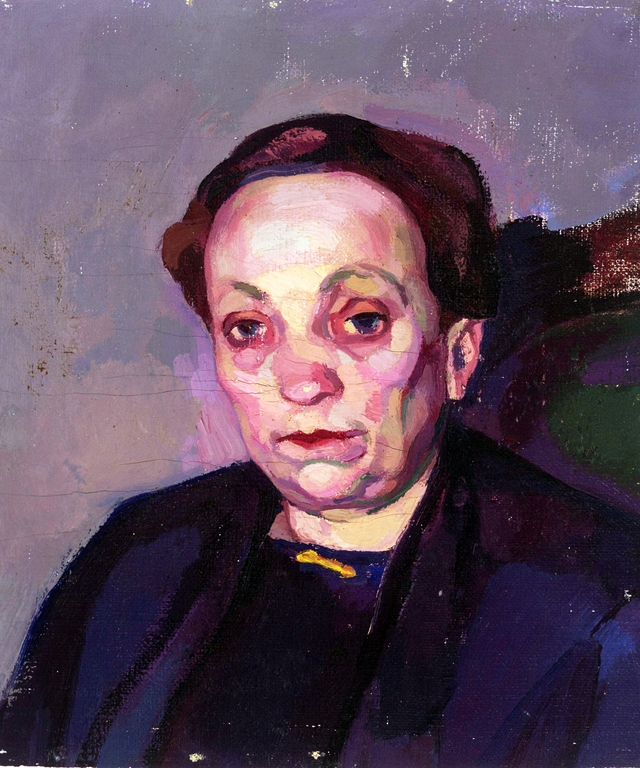 Portrait of O. Martna by Nikolai Triik