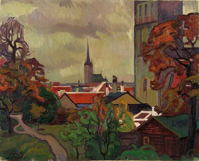 View on Tallinn by Nikolai Triik