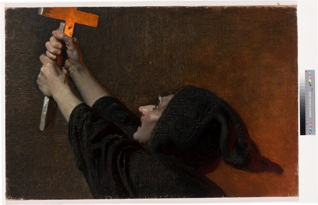 Munk (detail kompositsioonist), Johann Köler, TKM TR 625 M 195 by Johann Köler