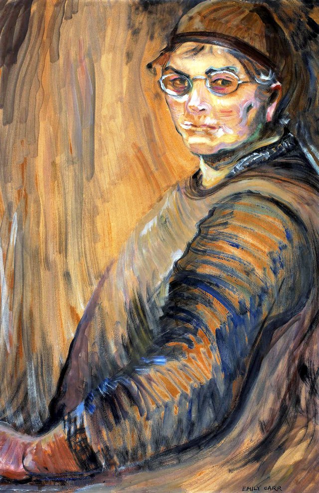 Self-portrait by Emily Carr