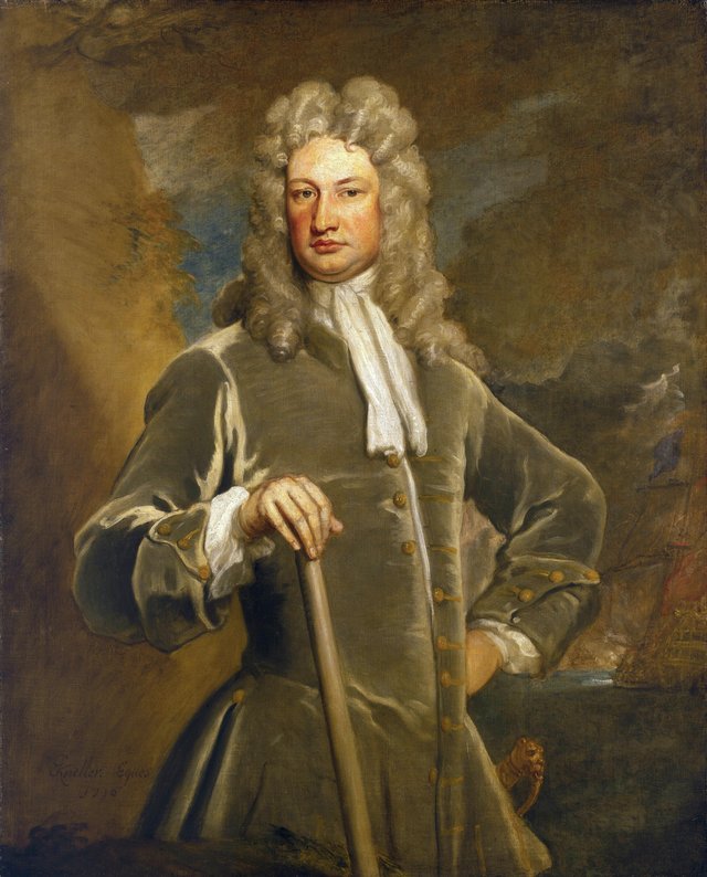 Sir Charles Wager (1666-1743) by Godfrey Kneller