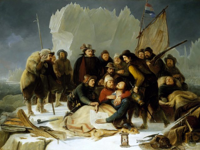 The Death of Willem Barents, 20 June 1597 by Christiaan Julius Lodewijk Portman