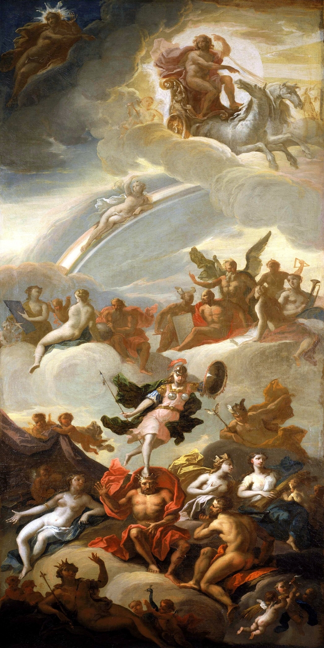 An Allegory of Apollo and Minerva as Wisdom and the Arts by James Thornhill