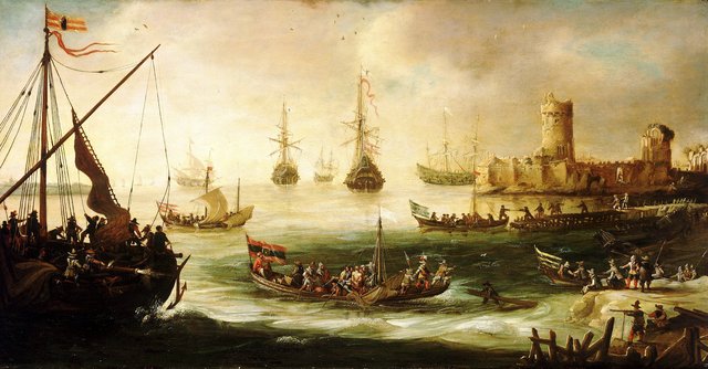 The return of a Spanish expedition by Andries van Eertvelt