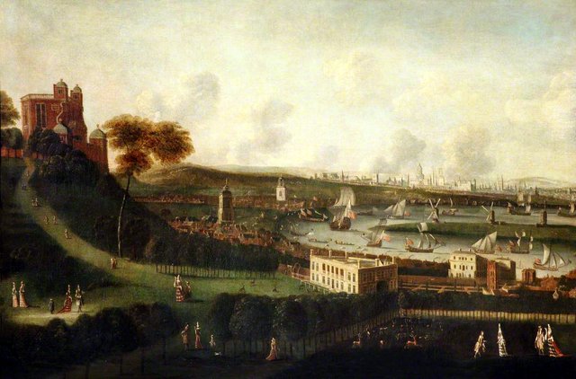 London and the River Thames from One Tree Hill, Greenwich Park by Jan Griffier I