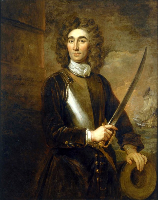 Vice-Admiral John Benbow, 1653-1702 by Godfrey Kneller