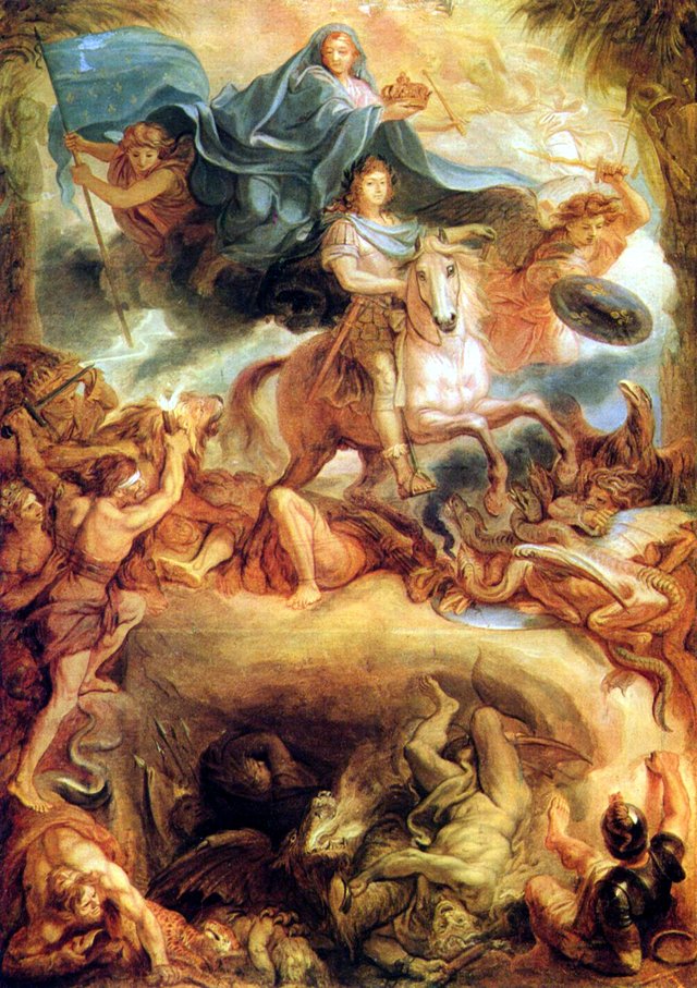 Apotheosis of Louis XIV by Charles Le Brun