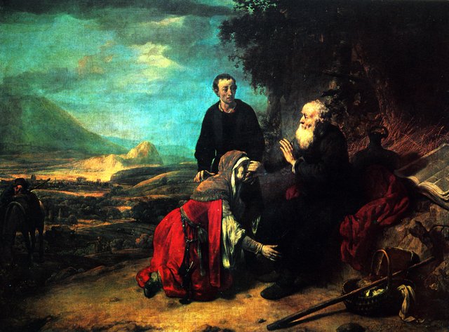 The Prophet Elisha and the Woman of Shunem by Gerbrand van den Eeckhout