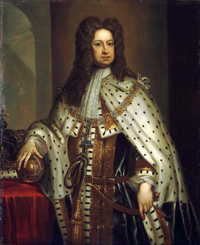 George I, 1660-1727 by Godfrey Kneller