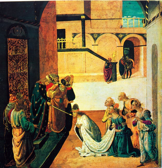 Esther before Ahasuerus by Jacopo da Sellaio
