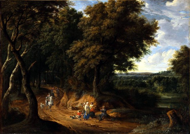 Path in the Forest by Adriaen Frans Boudewyns