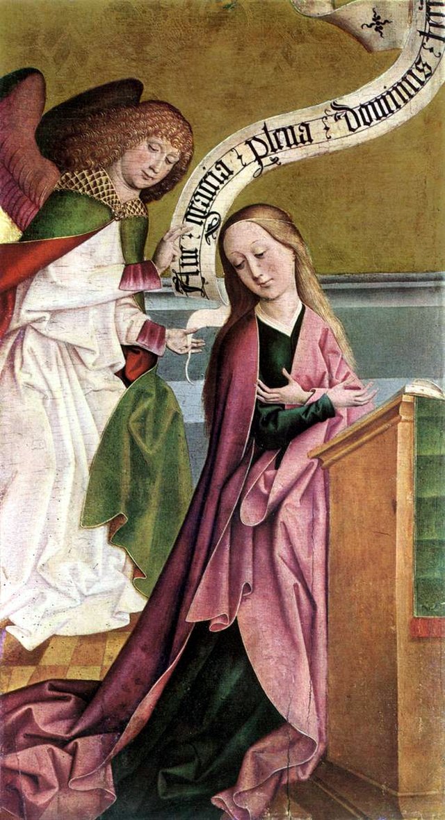The Annunciation by Rueland Frueauf the Elder