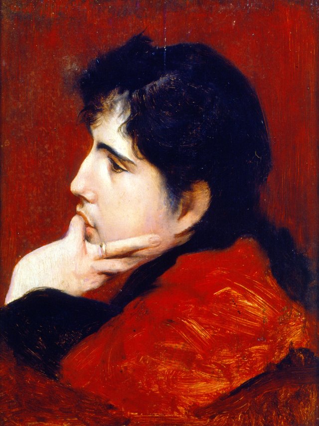 Portrait of the artist's sister-in-law by Rodolfo Amoedo