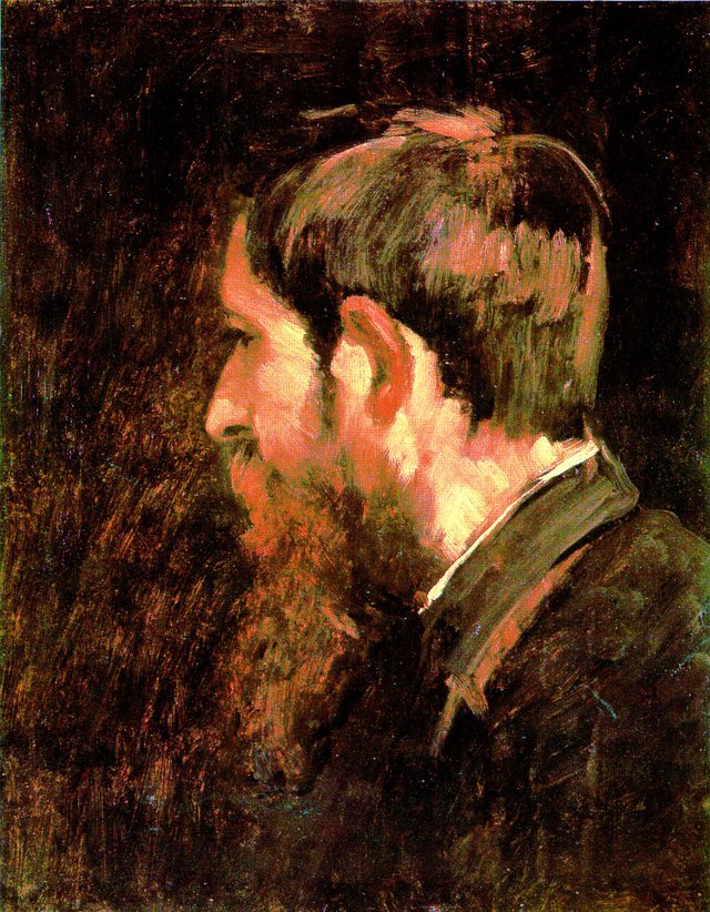 Portrait of László Paál by Mihály Munkácsy