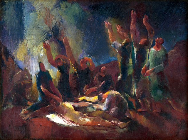 Snímanie - M 15 - Ernest Zmeták Art Gallery by Vilmos Aba-Novák