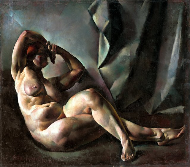 Štúdia aktu - M 80 - Ernest Zmeták Art Gallery by Vilmos Aba-Novák