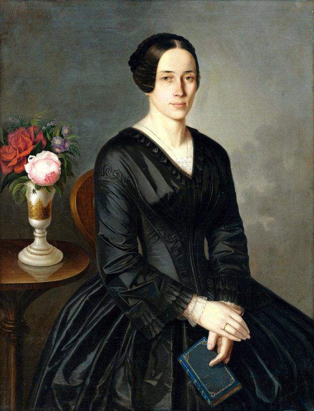 Podobizeň umelcovej manželky Žofie rod. Klonkayovej - O 10 - Slovak National Gallery by Peter Michal Bohúň