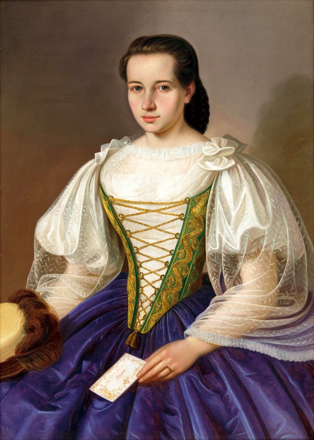 Podobizeň Anny Šefránkovej - O by Peter Michal Bohúň