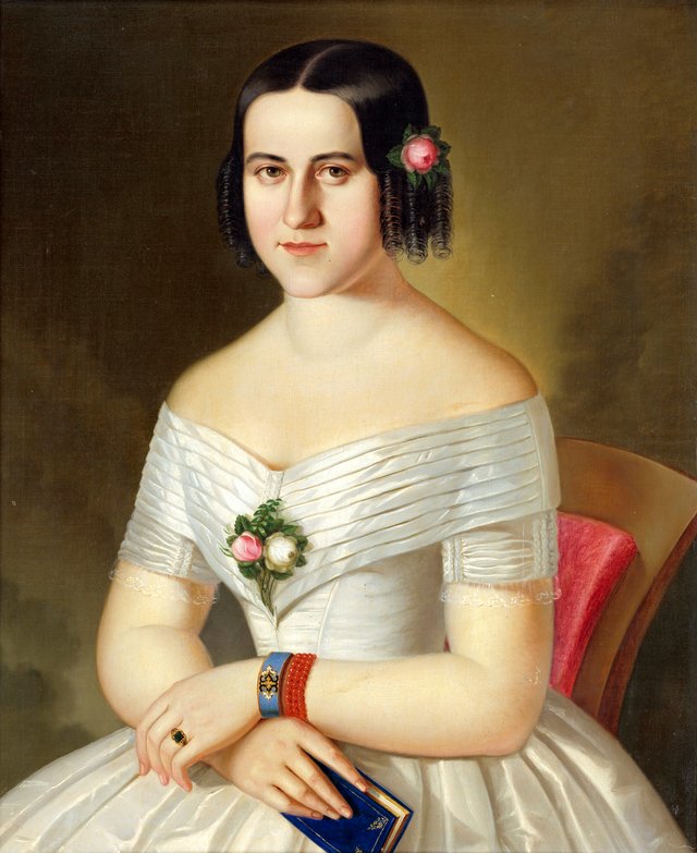 Podobizeň Kornélie Spanyikovej rod. Baintnerovej - O by Peter Michal Bohúň