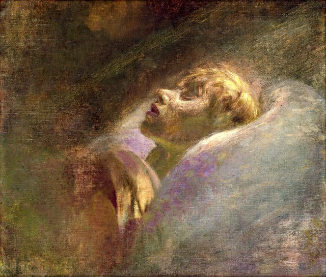 Podobizeň mŕtveho dievčaťa - O by László Mednyánszky