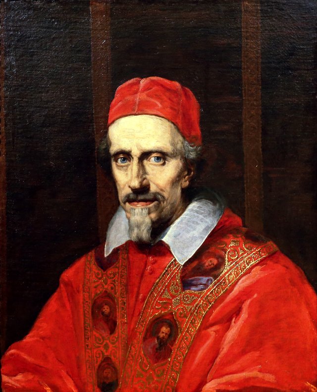 Portrait of Pope Clement IX by Gian Lorenzo Bernini