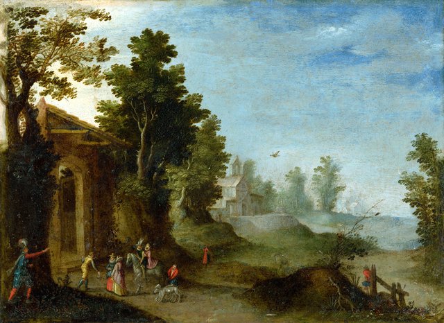 Guests arrive by Paul Bril