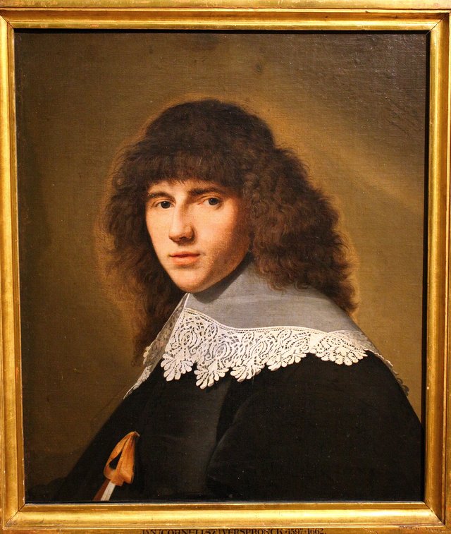 Portrait of a Man facing left by Johannes Cornelisz Verspronck
