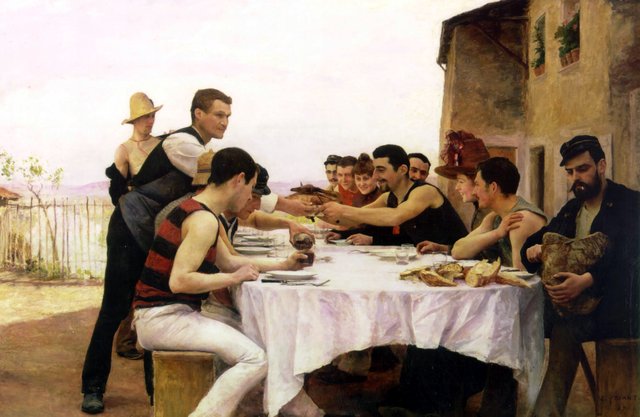 Les Canotiers de la Meurthe by Émile Friant