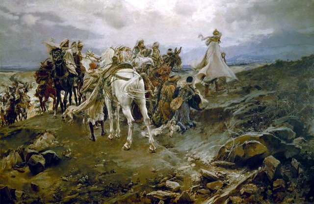 The Sigh of the Moor by Francisco Pradilla y Ortiz