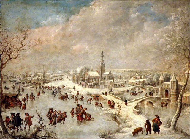 Winter Scene by Jan Griffier I